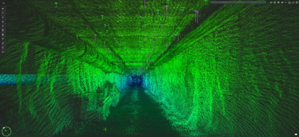 Digital twin of an underground mine