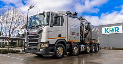 KOR vacuum Truck
